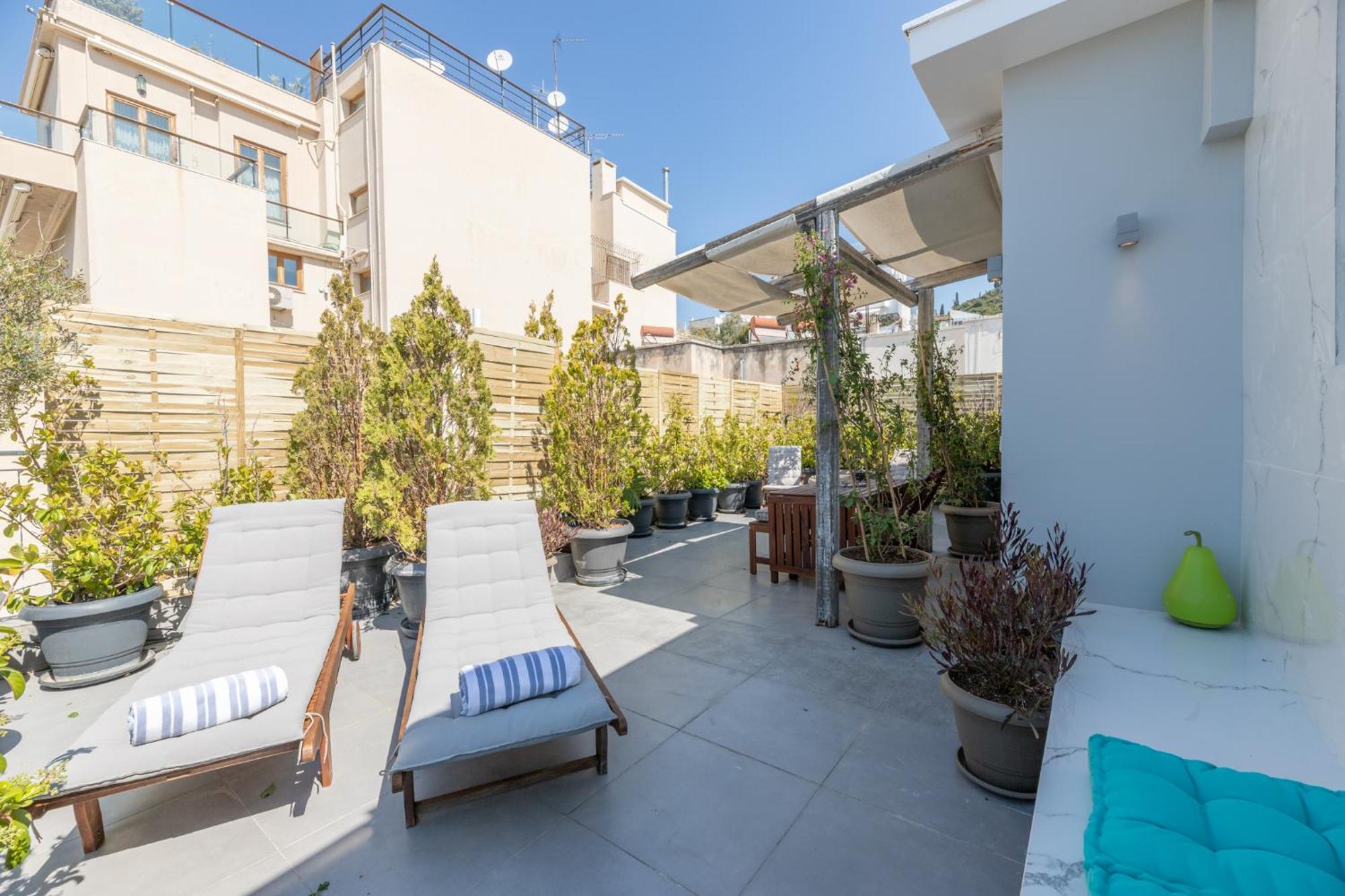 Top Kolonaki Studio+Terrace Stunning Acropolis Views 아테네 외부 사진